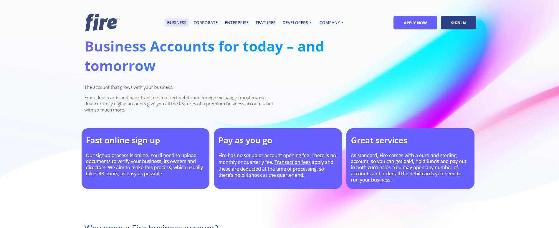 Fire website